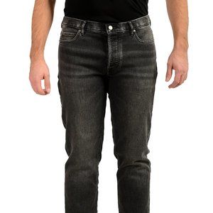 Hugo Boss Men's "Hugo 634" Slim Tapered Fit Gray Wash Straight Jeans
